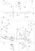 GUIDON / COMMANDES pour Husqvarna FE 350 2015