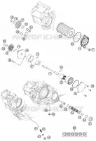 POMPE A HUILE pour Husqvarna FE 350 2015