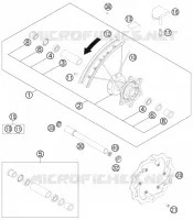 ROUE AVANT pour Husqvarna FE 350 2015