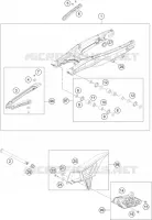BRAS OSCILLANT  pour Husqvarna TE 250 2017