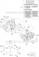 CARTER MOTEUR pour Husqvarna TE 250 2017