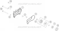 POMPE A EAU pour Husqvarna TE 250 2017