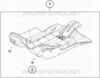 PROTECTION MOTEUR pour Husqvarna TE 250 2017