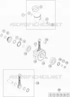 VILEBREQUIN / PISTON pour Husqvarna TE 250 2017