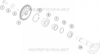 ARBRE D'EQUILIBRAGE pour Husqvarna TE 250 2017
