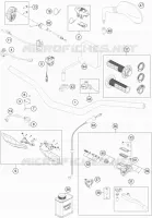 GUIDON / COMMANDES pour Husqvarna TE 250 2017