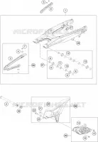 BRAS OSCILLANT  pour Husqvarna FE 250 2018