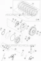 EMBRAYAGE pour Husqvarna FE 250 2018