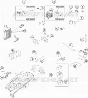 FAISCEAU ELECTRIQUE pour Husqvarna FE 250 2018