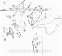 FILTRE A AIR pour Husqvarna FE 250 2018