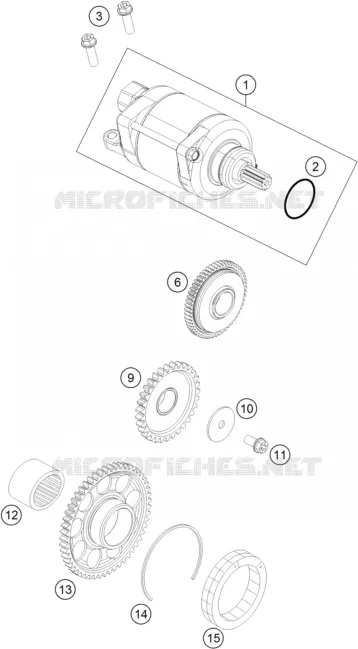 DEMARREUR ELECTRIQUE Husqvarna Husqvarna 250 2018 FE 250  FE 250