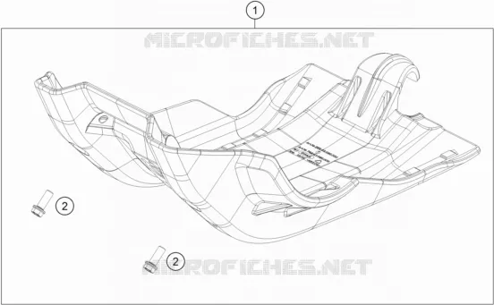 PROTECTION MOTEUR Husqvarna Husqvarna 250 2017 FE 250  FE 250