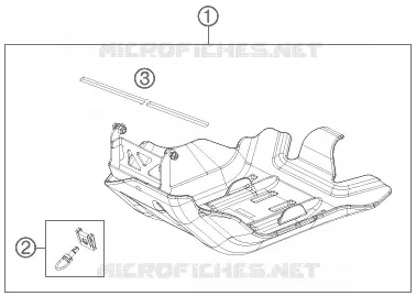 PROTECTION MOTEUR Husqvarna Husqvarna 250 2015 FE 250  FE 250