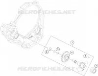 ARBRE D'EQUILIBRAGE pour Husqvarna FC 250 2016