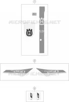 AUTOCOLLANTS pour Husqvarna FC 250 2016
