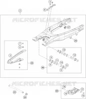 BRAS OSCILLANT  pour Husqvarna FC 250 2016