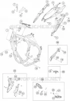 CADRE pour Husqvarna FC 250 2016