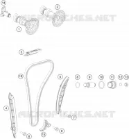 DISTRIBUTION pour Husqvarna FC 250 2016