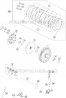 EMBRAYAGE pour Husqvarna FC 250 2016