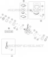 VILEBREQUIN / PISTON pour Husqvarna FC 250 2016
