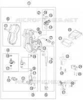 BOITIER PAPILLON INJECTION pour Husqvarna FC 250 2015