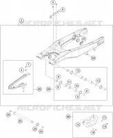 BRAS OSCILLANT  pour Husqvarna FC 250 2015