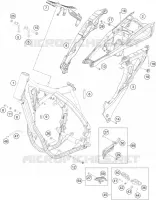 CADRE pour Husqvarna FC 250 2015