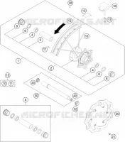 ROUE AVANT pour Husqvarna FC 250 2015