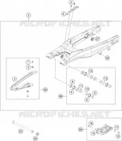 BRAS OSCILLANT  pour Husqvarna TC 125 2017