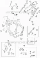CADRE pour Husqvarna TC 125 2017
