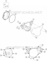 CARTER EMBRAYAGE pour Husqvarna TC 125 2017