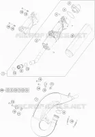 ECHAPPEMENT pour Husqvarna TC 125 2017