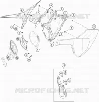 FILTRE A AIR pour Husqvarna TC 125 2017
