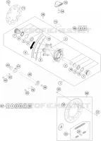 ROUE ARRIERE pour Husqvarna TC 125 2017