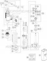AMORTISSEUR (PIECES) pour Husqvarna FC 350 2015