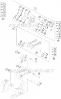 BIELLETTE D'AMORTISSEUR PRO LEVER pour Husqvarna FC 350 2015