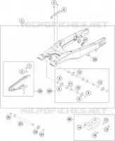 BRAS OSCILLANT  pour Husqvarna FC 350 2015
