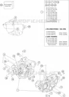 CARTER MOTEUR pour Husqvarna FC 350 2015