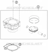 CYLINDRE pour Husqvarna FC 350 2015
