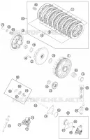 EMBRAYAGE pour Husqvarna FC 350 2015