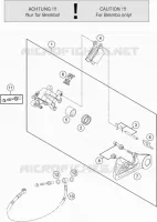ETRIER DE FREIN AR pour Husqvarna FC 350 2015