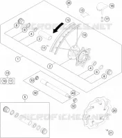 ROUE AVANT pour Husqvarna FC 350 2015