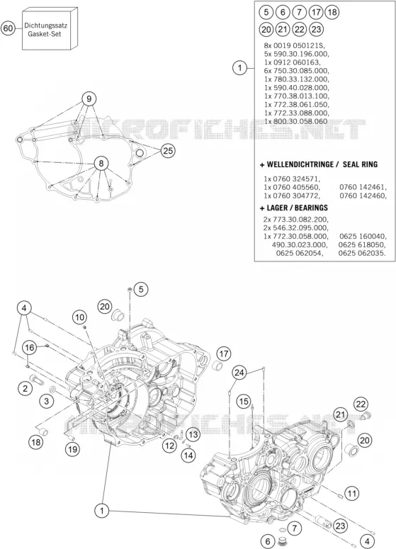 CARTER MOTEUR Husqvarna Husqvarna 350 2014 FC 350  FC 350