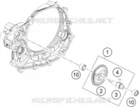 ARBRE D'EQUILIBRAGE pour Husqvarna FC 450 2014