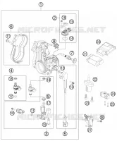BOITIER PAPILLON INJECTION pour Husqvarna FC 450 2014