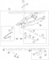 BRAS OSCILLANT  pour Husqvarna FC 450 2014