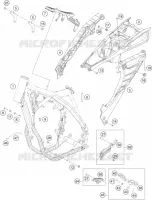 CADRE pour Husqvarna FC 450 2014
