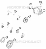 DEMARREUR ELECTRIQUE pour Husqvarna FC 450 2014