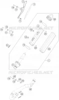 ECHAPPEMENT pour Husqvarna FC 450 2014