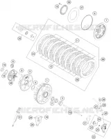 EMBRAYAGE pour Husqvarna FC 450 2014